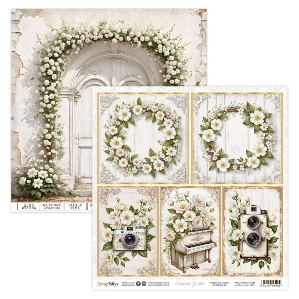 ScrapBoys - Romantic Garden 12x12 5 ScrapBoys - Romantic Garden 12x12 - Image 5
