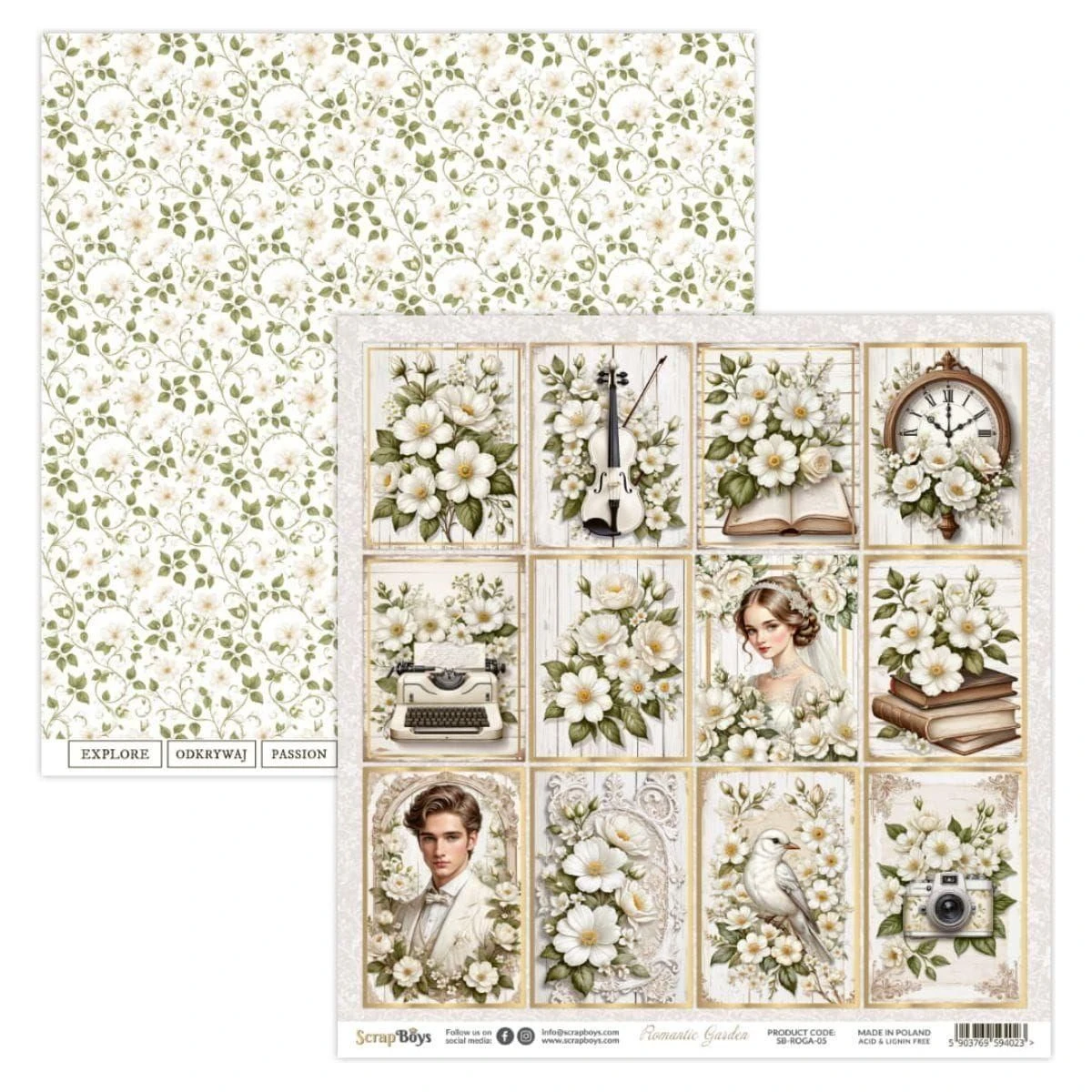 ScrapBoys - Romantic Garden 12x12 7 ScrapBoys - Romantic Garden 12x12 - Image 7