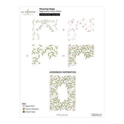 Altenew - Flowering Hedge Registration Press Plates -Woodland Scenics Shop 14 2bc94e7f 3780 48aa 9b8a 4f464d3391be