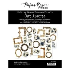 Paper Rose - Wedding Blooms Frames & Florals Cut Aparts