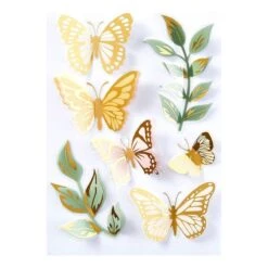 Rosie's Studio Golden Afternoon Butterfly Embellishments