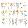 Rosie's Studio Golden Afternoon Floral Stickers