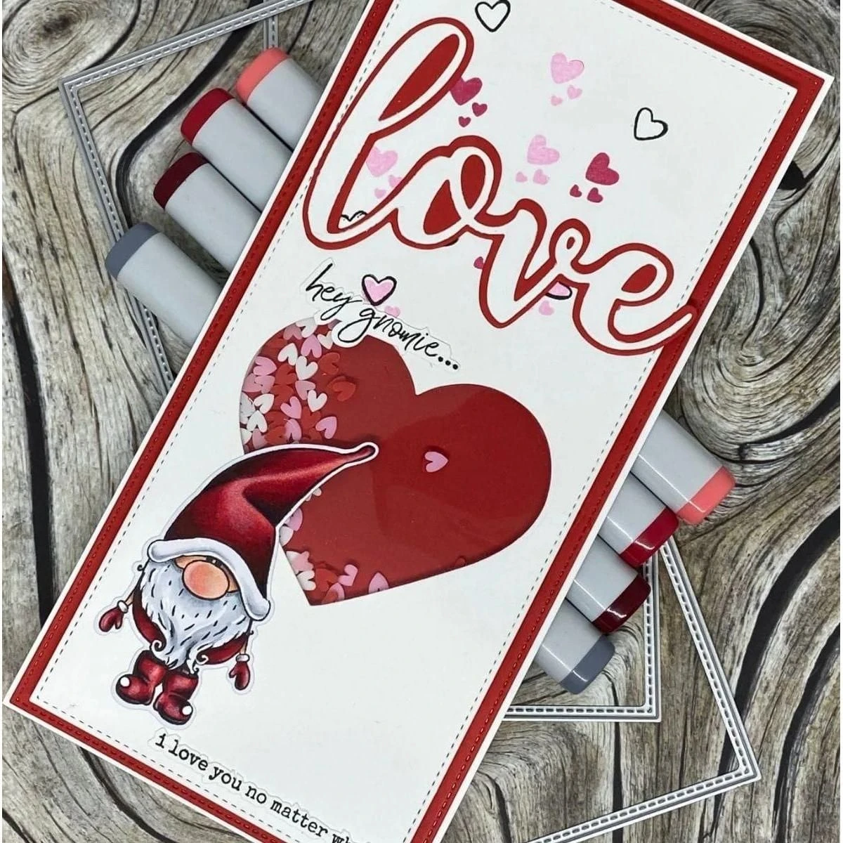 Paper Rose - Love Large Layered Word Metal Die Set 2 Paper Rose - Love Large Layered Word Metal Die Set - Image 2