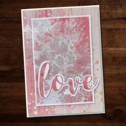 Paper Rose - Love Large Layered Word Metal Die Set 6 Paper Rose - Love Large Layered Word Metal Die Set -Woodland Scenics Shop 18042 3