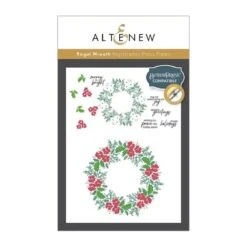 Altenew - Regal Wreath Press Plates