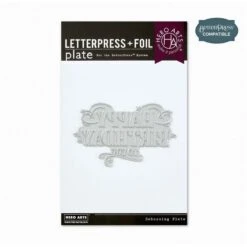 Hero Arts - Happy Birthday Betterpress & Foil Plate