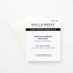 White Foam Adhesive Strips - 1/8"