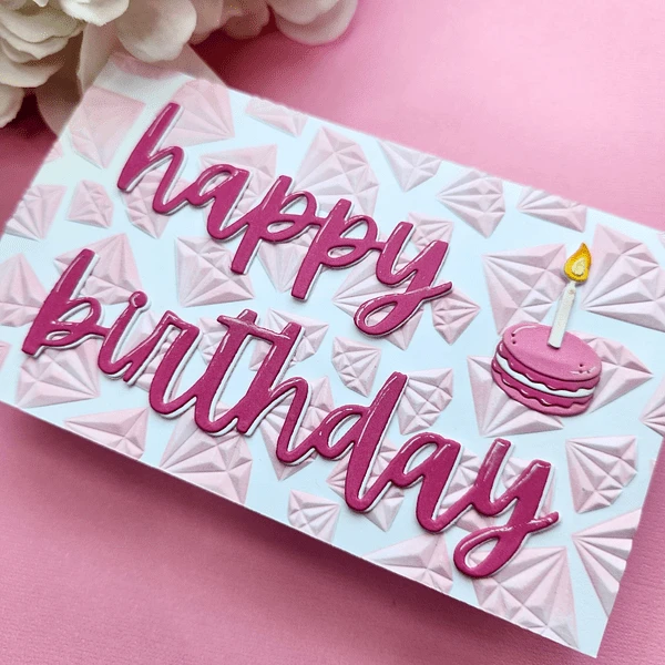 Born To Sparkle 3D Embossing Folder From The Bougie Birthday Collection By Nina Boettcher 5 Born To Sparkle 3D Embossing Folder From The Bougie Birthday Collection By Nina Boettcher - Image 5