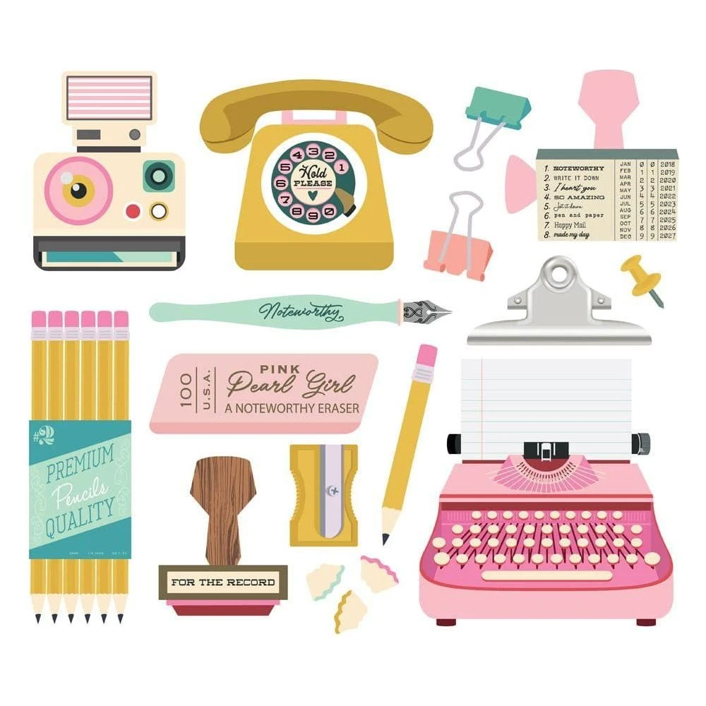 Simple Stories - Noteworthy Big Bits & Pieces 2 Simple Stories - Noteworthy Big Bits & Pieces - Image 2