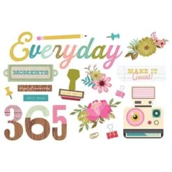 Simple Stories - Noteworthy Simple Pages Page Pieces -Woodland Scenics Shop 21330 A