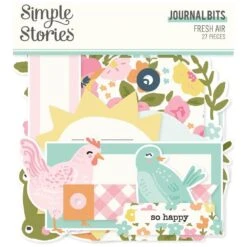 Simple Stories - Fresh Air Journal Bits & Pieces