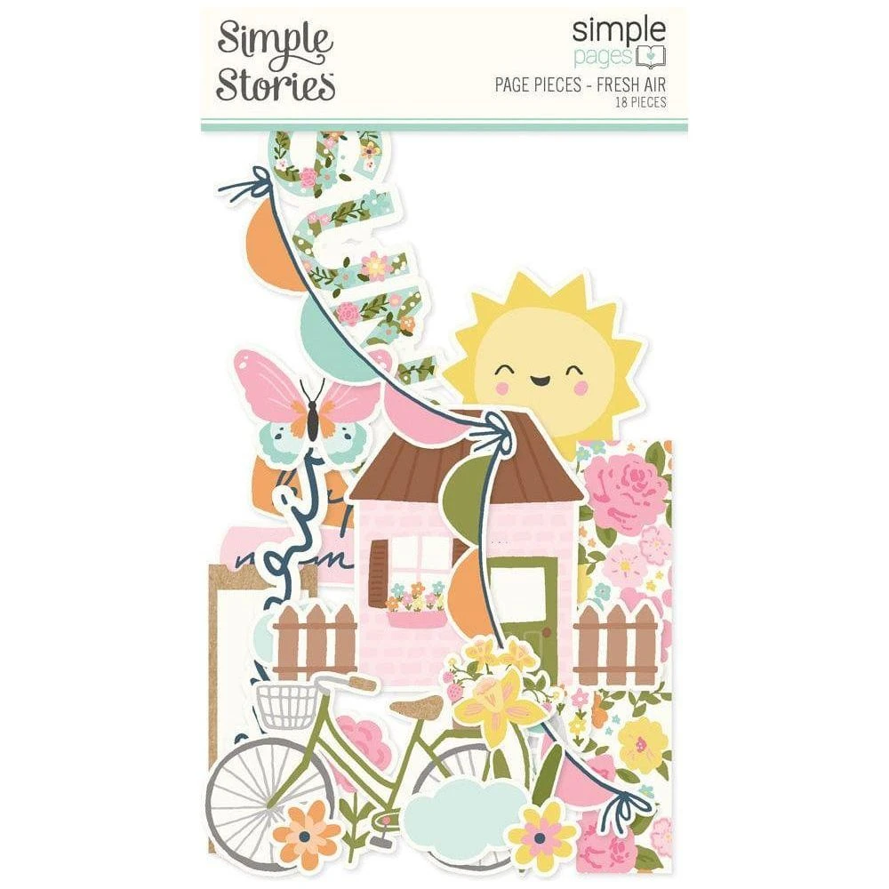 Simple Stories - Fresh Air Simple Pages Page Pieces 1 Simple Stories - Fresh Air Simple Pages Page Pieces