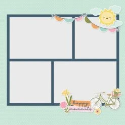 Simple Stories - Fresh Air Simple Pages Page Pieces 6 Simple Stories - Fresh Air Simple Pages Page Pieces -Woodland Scenics Shop 21629 B