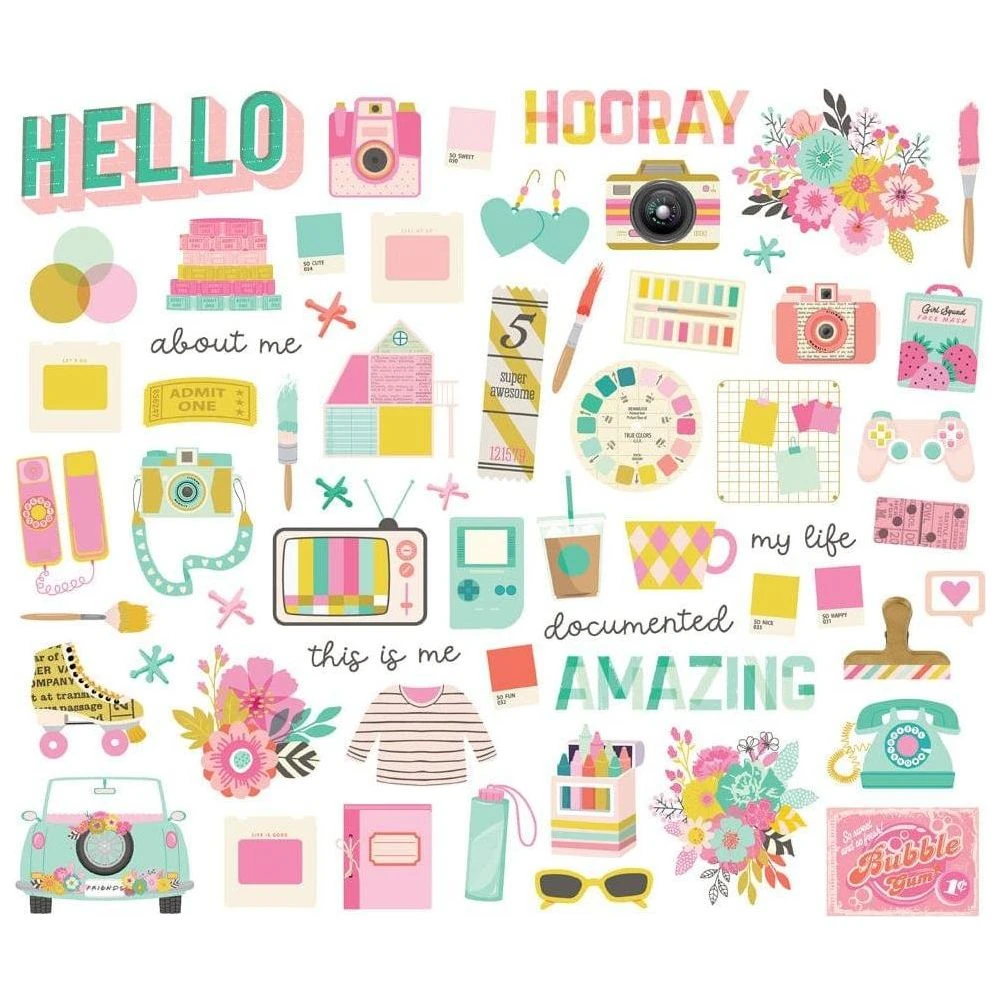 Simple Stories - True Colors Bits & Pieces 2 Simple Stories - True Colors Bits & Pieces - Image 2