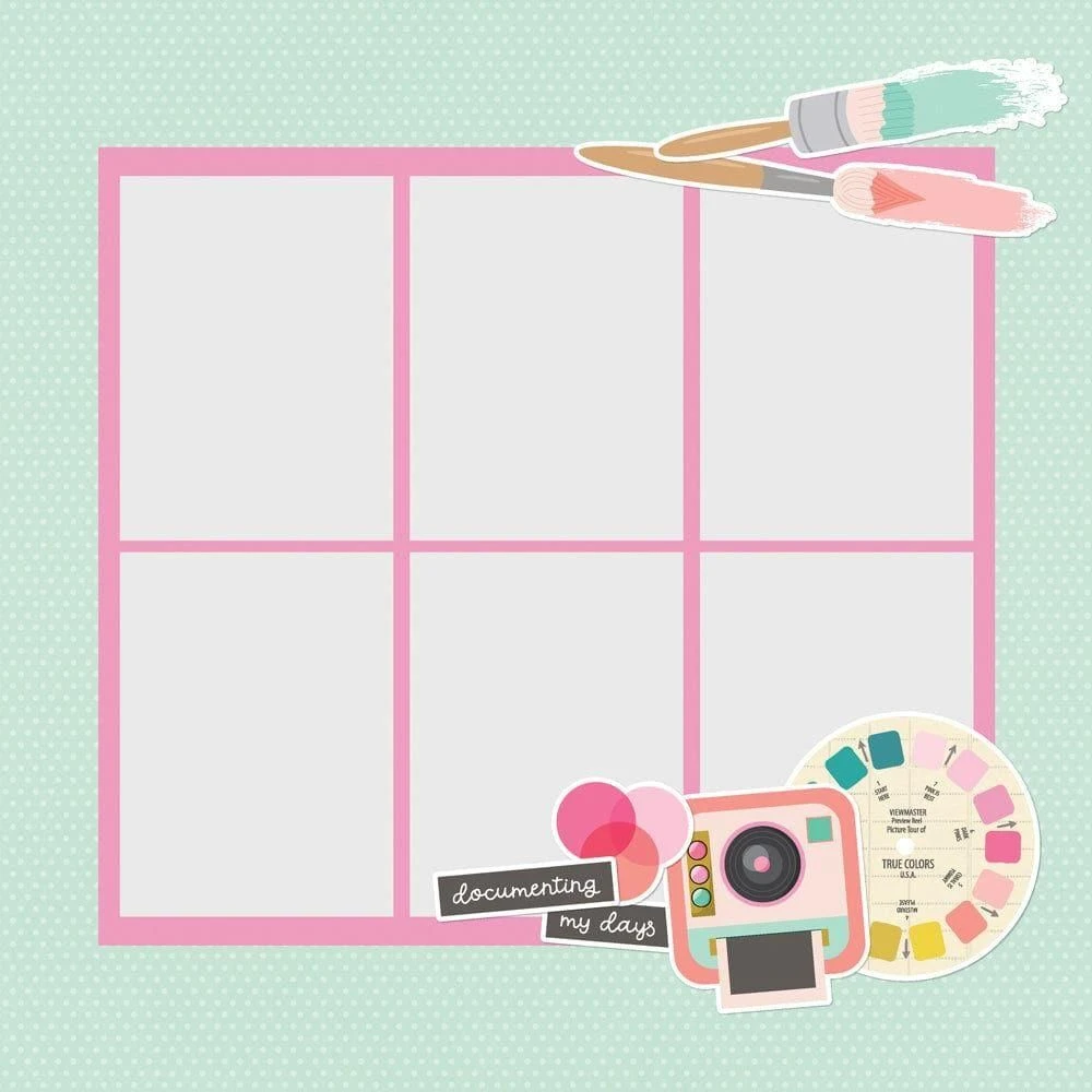 Simple Stories - True Colors Simple Pages Page Pieces 4 Simple Stories - True Colors Simple Pages Page Pieces - Image 4