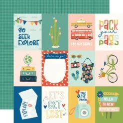 Simple Stories - Pack Your Bags Collection Kit 24 Simple Stories - Pack Your Bags Collection Kit -Woodland Scenics Shop 22112 L 2