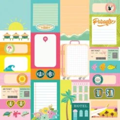 Simple Stories - Just Beachy Collection Kit -Woodland Scenics Shop 22311 A