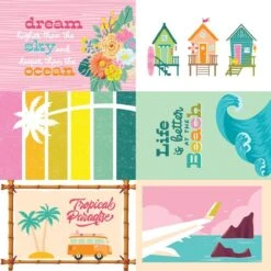 Simple Stories - Just Beachy Collection Kit -Woodland Scenics Shop 22314 A