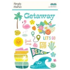 Simple Stories - Just Beachy Rub Ons