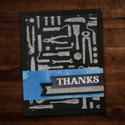 Paper Rose - Lots Of Tools 6x6" Stencil 7 Paper Rose - Lots Of Tools 6x6" Stencil -Woodland Scenics Shop 22582 2