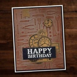 Paper Rose - Lots Of Tools 6x6" Stencil 6 Paper Rose - Lots Of Tools 6x6" Stencil -Woodland Scenics Shop 22582 4