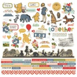 Simple Stories - Say Cheese Classic Pooh Collection Kit -Woodland Scenics Shop 23902 SCClassicPooh 12x12Sticker 8856d809 c628 42e2 bc71 776c66741fbe