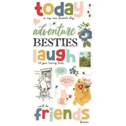 Simple Stories - Say Cheese Classic Pooh Foam Stickers -Woodland Scenics Shop 23928 SCClassicPooh FoamStickersai 01