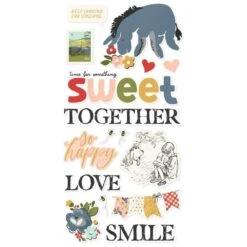 Simple Stories - Say Cheese Classic Pooh Foam Stickers -Woodland Scenics Shop 23928 SCClassicPooh FoamStickersai 02