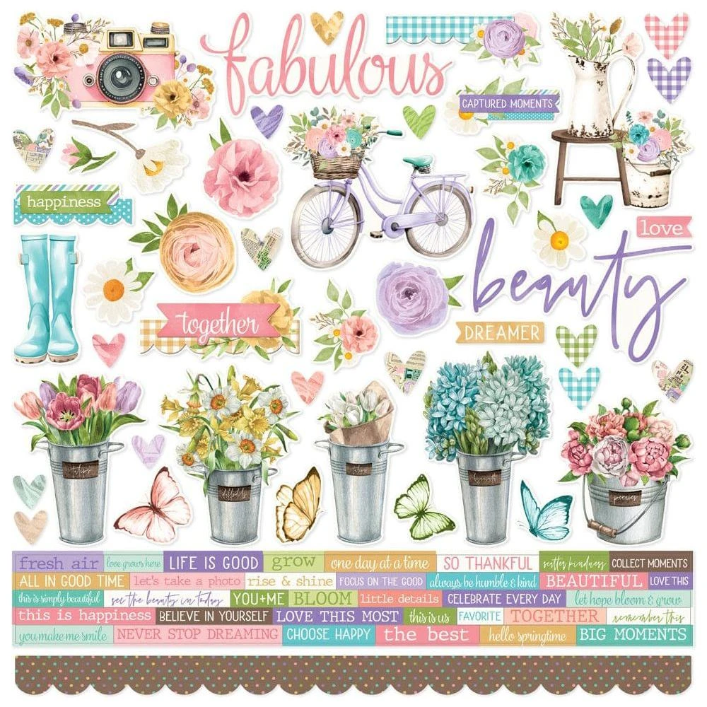 Simple Stories - Simple Vintage Flower Shoppe Collection Kit 2 Simple Stories - Simple Vintage Flower Shoppe Collection Kit - Image 2