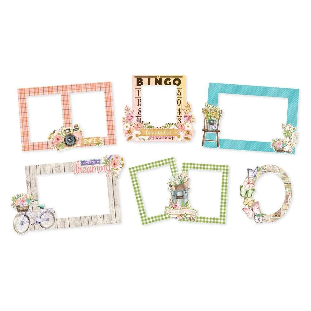 Simple Stories - Simple Vintage Flower Shoppe Chipboard Frames 2 Simple Stories - Simple Vintage Flower Shoppe Chipboard Frames - Image 2