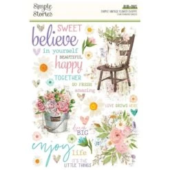Simple Stories - Simple Vintage Flower Shoppe Rub Ons