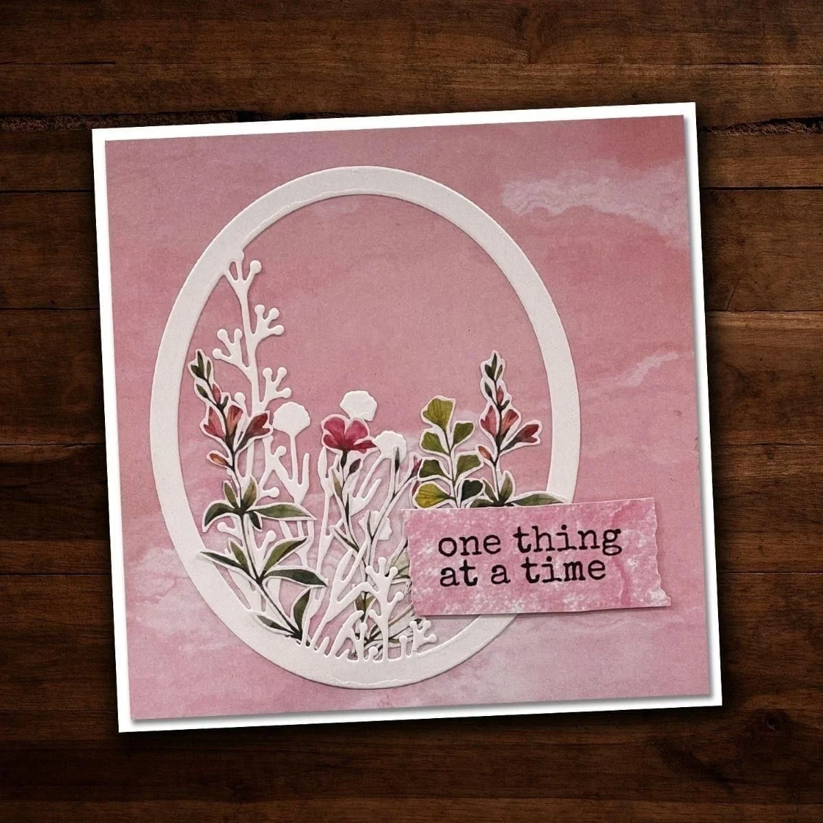 Paper Rose - Wildflower Oval Frame Metal Cutting Die 2 Paper Rose - Wildflower Oval Frame Metal Cutting Die - Image 2