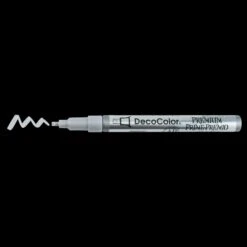 Uchida - DecoColor Premium Silver Metallic Marker 6 Uchida - DecoColor Premium Silver Metallic Marker -Woodland Scenics Shop 250 slv v3