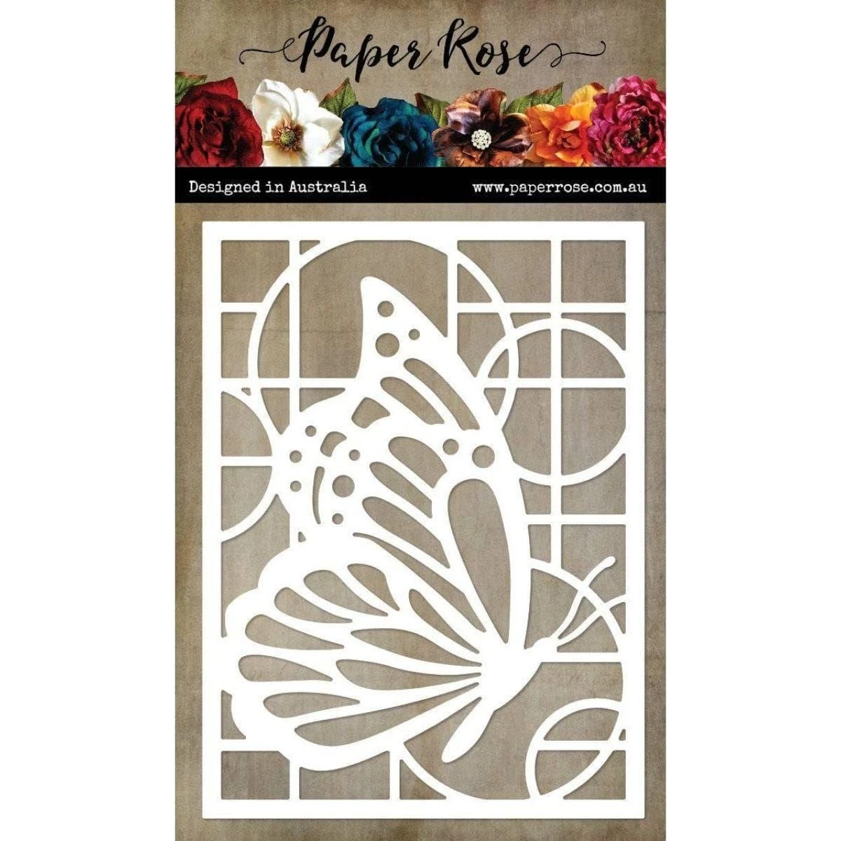 Paper Rose - Geo Butterfly Coverplate Metal Cutting Die 1 Paper Rose - Geo Butterfly Coverplate Metal Cutting Die