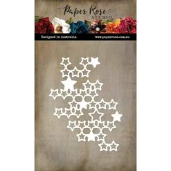 Paper Rose - Star Stack Texture Metal Cutting Die