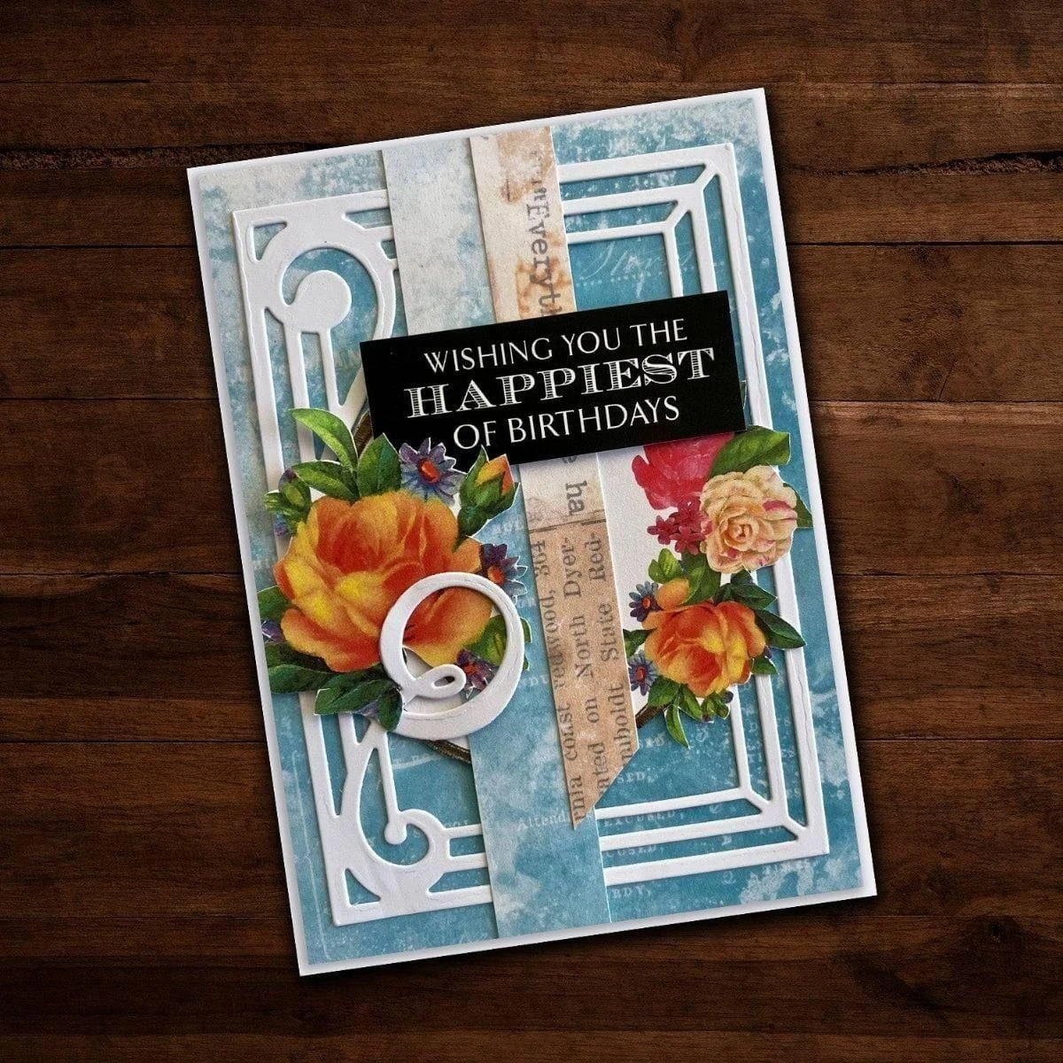 Paper Rose - Flourish Coverplate Metal Cutting Die 3 Paper Rose - Flourish Coverplate Metal Cutting Die - Image 3