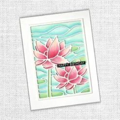 Paper Rose - Mosaic Lotus Metal Cutting Die -Woodland Scenics Shop 28504 3