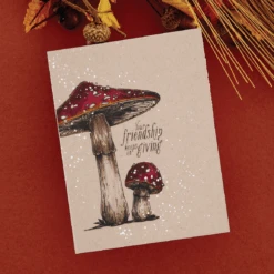 Mushroom Duo Press Plate & Die Set From The BetterPress Autumn Collection -Woodland Scenics Shop 2Artboard1