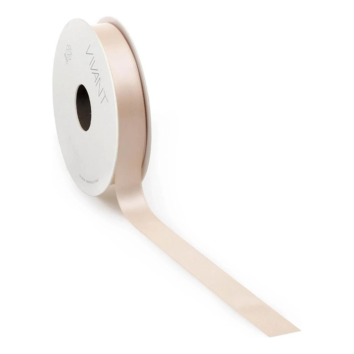 Vivant - Double Face Satin Salmon Ribbon - 27 Yards 1 Vivant - Double Face Satin Salmon Ribbon - 27 Yards