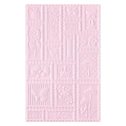 Postage Mosaic -3D Embossing Folder Of The Month 22 Postage Mosaic -3D Embossing Folder Of The Month -Woodland Scenics Shop 3EOM APR25 Product 1200x1200 Color