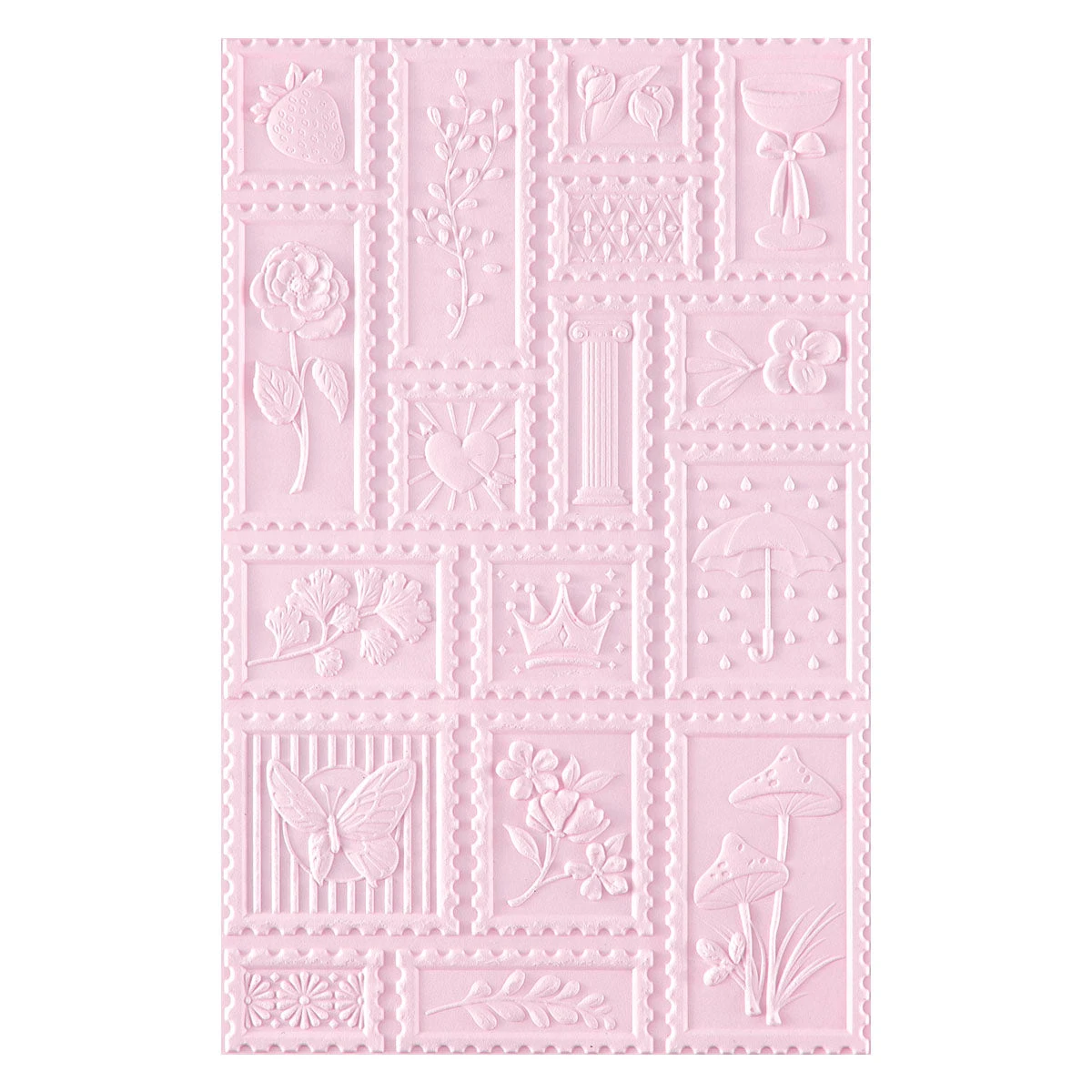 Postage Mosaic -3D Embossing Folder Of The Month 3 Postage Mosaic -3D Embossing Folder Of The Month - Image 3
