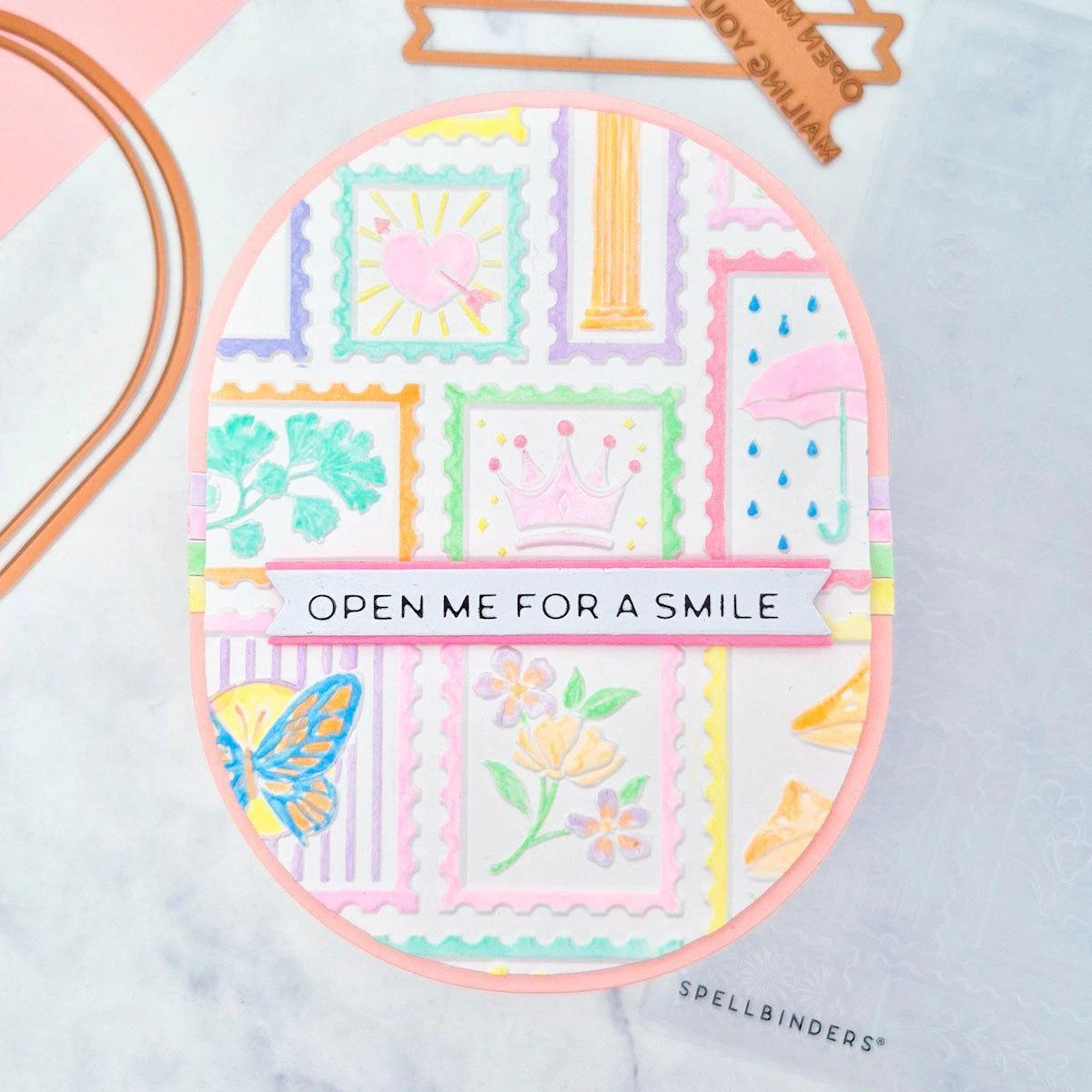 Postage Mosaic -3D Embossing Folder Of The Month 18 Postage Mosaic -3D Embossing Folder Of The Month - Image 18