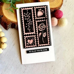 Postage Mosaic -3D Embossing Folder Of The Month 29 Postage Mosaic -3D Embossing Folder Of The Month -Woodland Scenics Shop 3EOM APR25 Product 1200x1200 Project 6