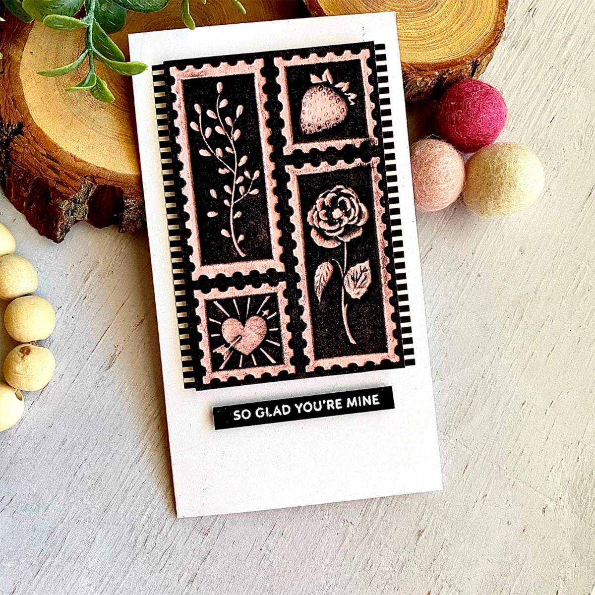 Postage Mosaic -3D Embossing Folder Of The Month 10 Postage Mosaic -3D Embossing Folder Of The Month - Image 10