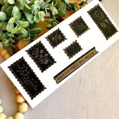 Postage Mosaic -3D Embossing Folder Of The Month 33 Postage Mosaic -3D Embossing Folder Of The Month -Woodland Scenics Shop 3EOM APR25 Product 1200x1200 Project 9