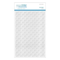 Petite Bow -3D Embossing Folder Of The Month -Woodland Scenics Shop 3EOM FEB25 Product 1200x1200 Pac