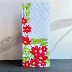 Floral Fence Of Togetherness -3D Embossing Folder Of The Month 25 Floral Fence Of Togetherness -3D Embossing Folder Of The Month -Woodland Scenics Shop 3EOM MAR25 Product 1200x1200 Project 11 e33af7b4 da22 4529 8063 aed92fbf6b16