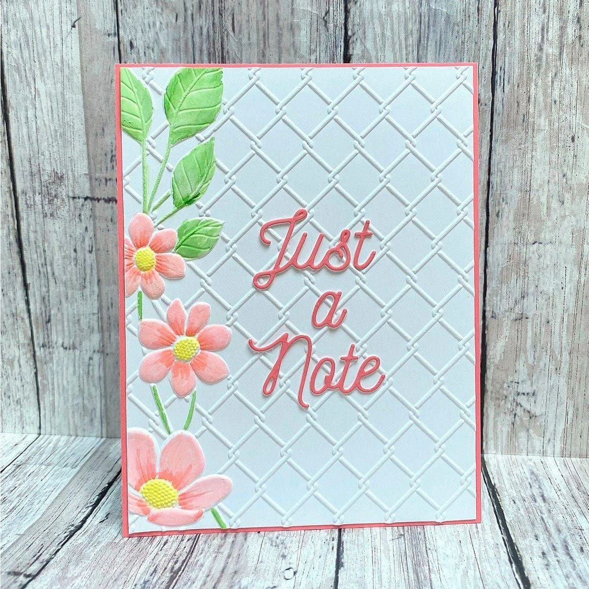 Floral Fence Of Togetherness -3D Embossing Folder Of The Month 10 Floral Fence Of Togetherness -3D Embossing Folder Of The Month - Image 10
