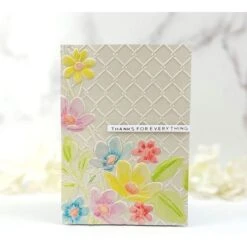 Floral Fence Of Togetherness -3D Embossing Folder Of The Month 29 Floral Fence Of Togetherness -3D Embossing Folder Of The Month -Woodland Scenics Shop 3EOM MAR25 Product 1200x1200 Project 18