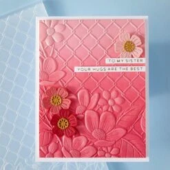 Floral Fence Of Togetherness -3D Embossing Folder Of The Month 21 Floral Fence Of Togetherness -3D Embossing Folder Of The Month -Woodland Scenics Shop 3EOM MAR25 Product 1200x1200 Project 3 827c1412 3edf 432f 84b2 59f80aea8d59